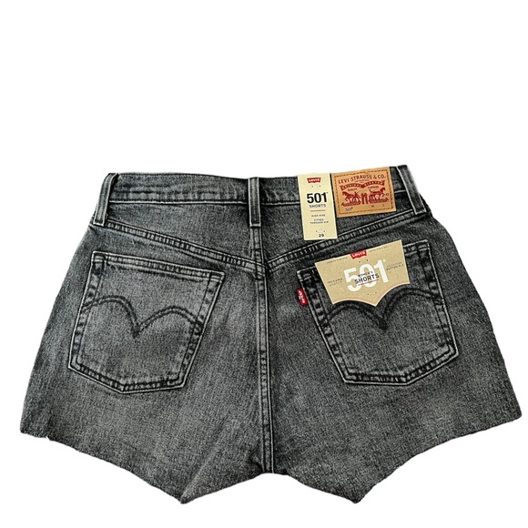 Levi 501 Denim Shorts - Picture 2 of 3